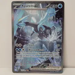 Kyurem EX 165/086 SV: Black Bolt Special Illustration Rare Pokemon Pack Fresh - Image 1