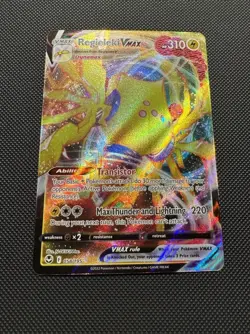 Pokemon TCG Regieleki Vmax 058/195 SWSH12: Silver Tempest Ultra Rare Near Mint - Image 2