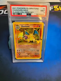 2021 Pokemon Celebrations Charizard #4 HOLO Classic Collection - PSA 9 - Image 1