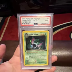 Pokemon TCG Dark Golbat 1st Edition Holo Team Rocket 7/82 PSA 9 2000 - Image 1