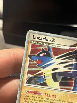 Lucario Lv.X - 122/123 - Ultra Rare Mysterious Treasures Pokemon HP - Image 2