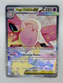 Pokemon TCG Mega Clefable EX 119/088 Special Illustration Rare Perfect Order NM - Image 1