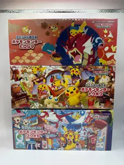 Pokemon Center Tohoku Hiroshima Fukuoka Special Box Set w/shrink Japanese NEW FS - Image 1
