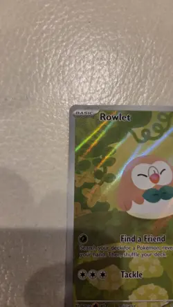 Pokemon TCG Rowlet Illustration Rare Perfect Order 090/088 Clean! - Image 2