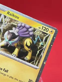 Pokemon TCG Raikou - (Cosmo Holo) Promo ME01: Mega Evolution 048/132 NM - Image 3