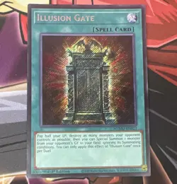 Yu-Gi-Oh Illusion Gate MZMU-FN023 Maze of Muertos Spell secret rare 1st Ed - Image 1