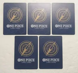 Lot of 5 Japanese ONE PIECE Cardgame Super Rare Card Set TCG - Image 2