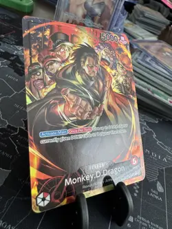 One Piece Monkey D Dragon OP07-001 Leader Alt Art 500 Years in the Future M/NM - Image 2