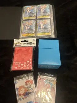 *free Shipping* one piece Binder Bundle!! Deck Box, Sleeves & Red Bull Promo! - Image 1