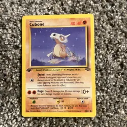 Pokemon TCG Cubone Jungle Card 50/64 Regular Common 1st Edition - Image 1