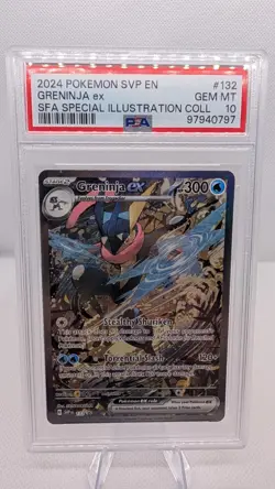 Greninja EX 132 Sv: Scarlet & Violet Holo PSA 10 Gem Mint Promo Card - Image 1