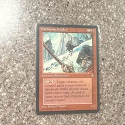 Barbarian Guides - Ice Age - MTG Magic - Common - Red Creature - Image 1