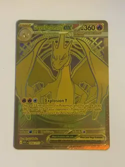 Mega Charizard Y EX 294/217 Ascended Heroes Hyper Rare Gold Card Pokemon TCG - Image 1