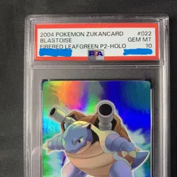 PSA 10 Blastoise Pokemon Zukan Card Firered leafgreen Part 2 Holo Japan '04 rare - Image 2