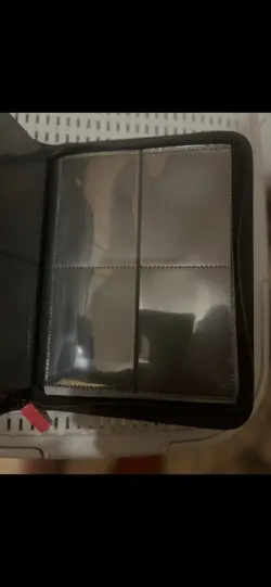 Vault X Premium 4-Pocket Exo-Tec® Zip Binder Album Red 20 Pages x 8 Card Holders - Image 5