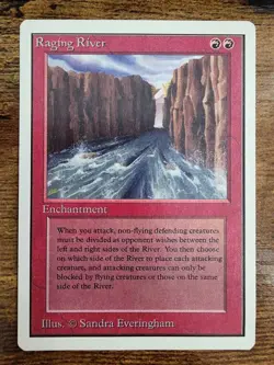 MTG ⭐Raging River⭐ UNLIMITED ⭐VLP+/NM⭐ ⭐10 Real HQ pics ⭐1993 Vintage Magic - Image 1