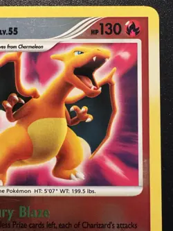 Charizard 3/132 D&P Secret Wonders Pokemon Card Reverse Holo Foil Rare LP - Image 4