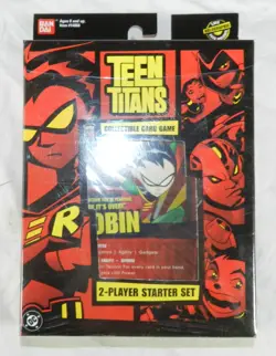 New in sealed box - Teen Titans Collectible card Game 2 Player Starter Set - Image 1