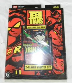 New in sealed box - Teen Titans Collectible card Game 2 Player Starter Set - Image 2
