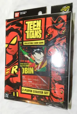 New in sealed box - Teen Titans Collectible card Game 2 Player Starter Set - Image 3
