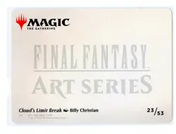 Cloud's Limit Break Art Series Card 23/53 Final Fantasy MTG NM - Image 2