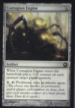 Contagion Engine - Scars of Mirrodin: #145, Magic: The Gathering Nm R57 - Image 1