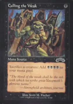 Culling the Weak - Exodus: #55, Magic: The Gathering Nm R110 - Image 1