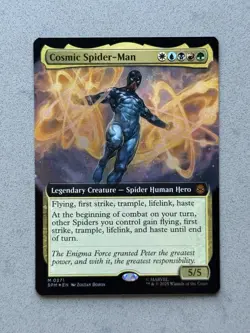 Cosmic Spider-Man (Extended Art) #271 (Foil) Spider-Man SPM Magic MTG - NM - Image 1