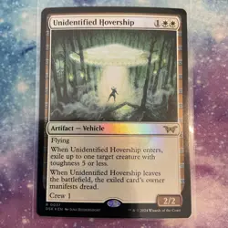 Unidentified Hovership (FOIL) x1 - MTG Duskmourn: House of Horror DSK #37 - Image 1