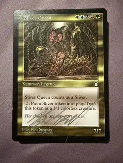 MTG Sliver Queen Signed By Artist - Image 1
