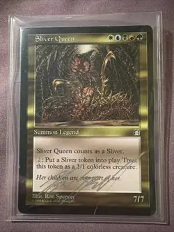 MTG Sliver Queen Signed By Artist - Image 2