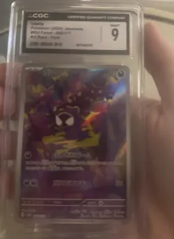 Pokemon TCG Gastly Wild Force 080/071 Art Rare Holo Japanese CGC 9🔥 - Image 3