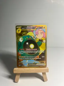 Pokemon TCG Pokemon Iono's Bellibolt Ex Holo Super Rare Gold 188/159 NM - Image 1