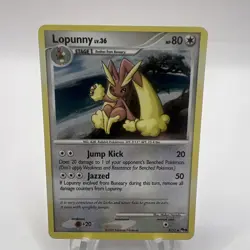 Lopunny 9/17 Pop Series 9 Cosmic Holo 2009 Pokemon TCG - MP - Image 1
