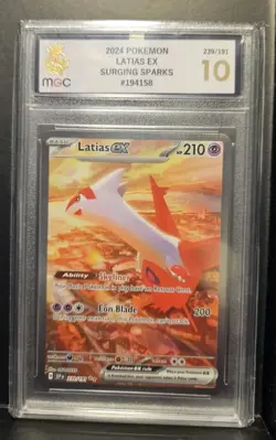 Latias 239 Surging Sparks Special Illustration Rare Pokemon Card MGC 10!! - Image 1
