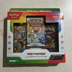 Pokemon First Partner Pack Series 1 Illustration Collection Promo Box - Image 1