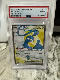 Pokemon 2023 Paradox Rift Ultra Rare #232 Altaria EX, PSA 10 - Image 1
