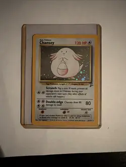 Pokemon TCG 1999-2000 Chansey 3/130 Base Set 2 Holo Rare Vintage Card! 🔥🔥 - Image 1