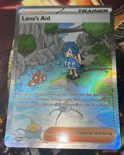 Lana's Aid Sv06 Twilight Masquerade Trainer Pokemon TCG Card 219/167 NM - Image 1