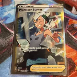 Professor Burnett TG26/TG30 Pokemon TCG Full Art Holo Rare Silver Tempest - Image 1