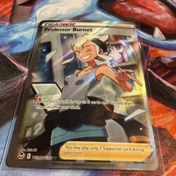 Professor Burnett TG26/TG30 Pokemon TCG Full Art Holo Rare Silver Tempest - Image 3