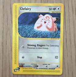 Pokemon Clefairy 50 HP Common Expedition Base Set 101/165 Basic English 2002 - Image 1