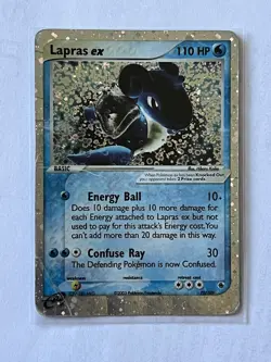 2003 pokemon Ruby and Sapphire (RS) Lapras EX #99/109 - Image 1