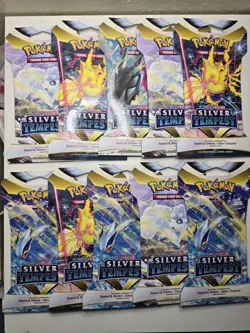 Pokemon Silver Tempest Sleeved Booster Packs 10 Total - Image 1