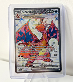 Charizard EX - Pokemon TCG Scarlet & Violet Black Star Promo FULL ART #SVP056 LP - Image 1