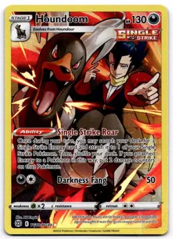 Houndoom TG10/TG30 Holo Brilliant Stars Trainer Gallery Pokemon Holo NM - Image 1