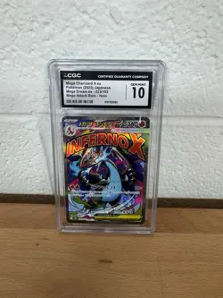 CGC 10 MEGA Charizard X ex MA 223/193 MEGA Dream ex M2a Pokemon TCG - Image 1