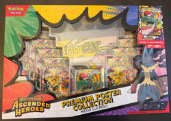 Pokemon Mega Evolution Ascended Heroes Premium Poster Collection Mega Lucario EX - Image 1
