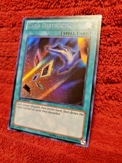 Card Destruction LCYW-EN060 Secret Rare 1st Edition NM YuGiOh TCG - Image 1