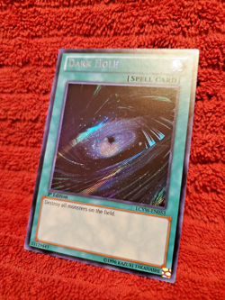 Dark Hole LCYW-EN053 Secret Rare 1st Edition NM YuGiOh TCG - Image 1